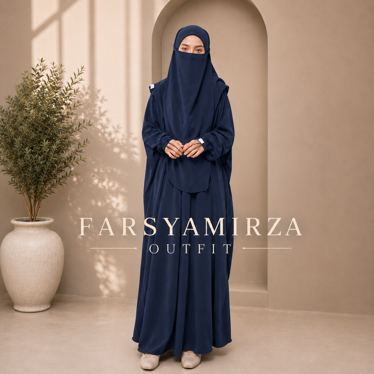 ALUNA SET JUBAH KHIMAR