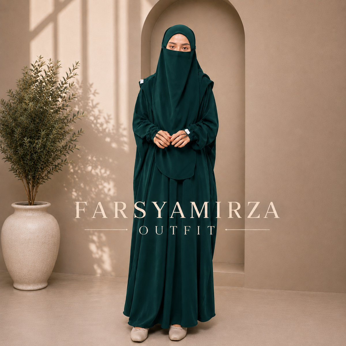 ALUNA SET JUBAH KHIMAR