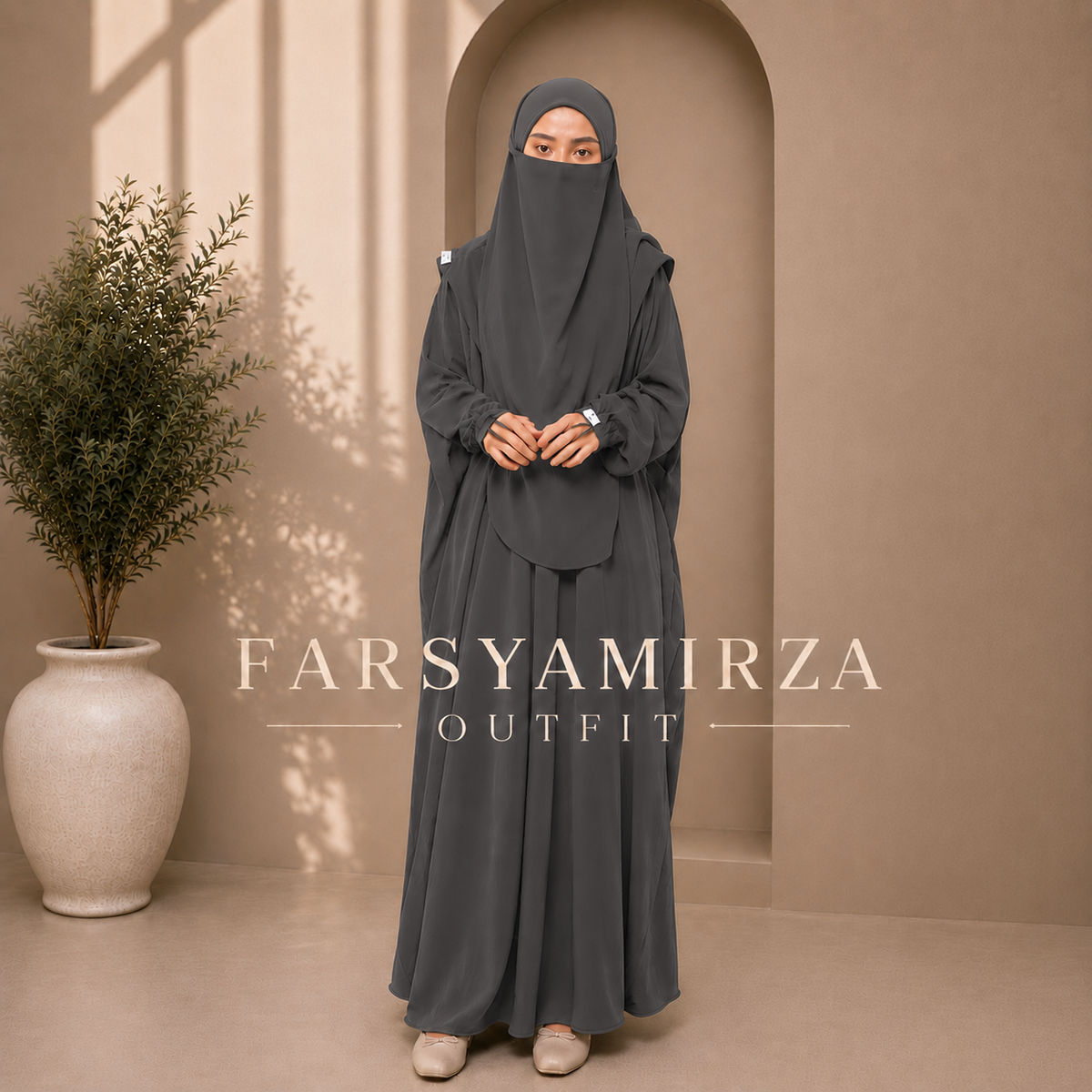 ALUNA SET JUBAH KHIMAR