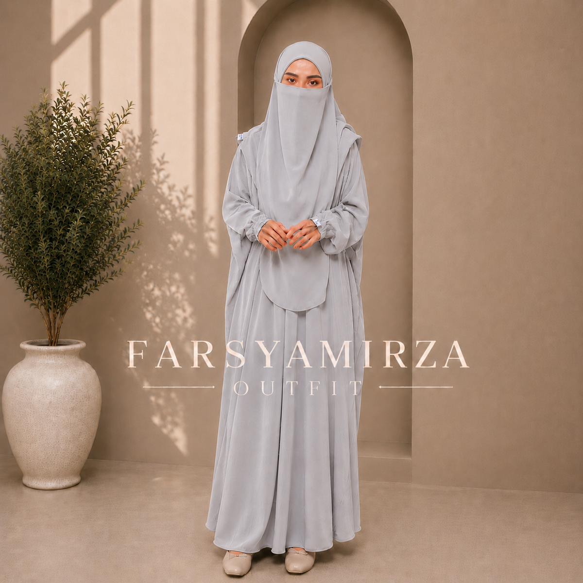 ALUNA SET JUBAH KHIMAR