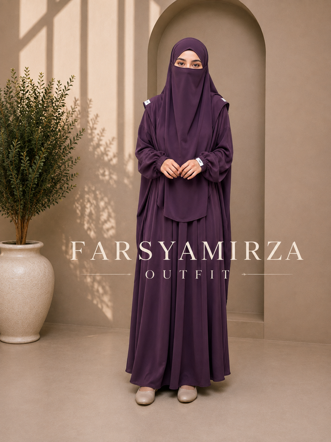 ALUNA SET JUBAH KHIMAR