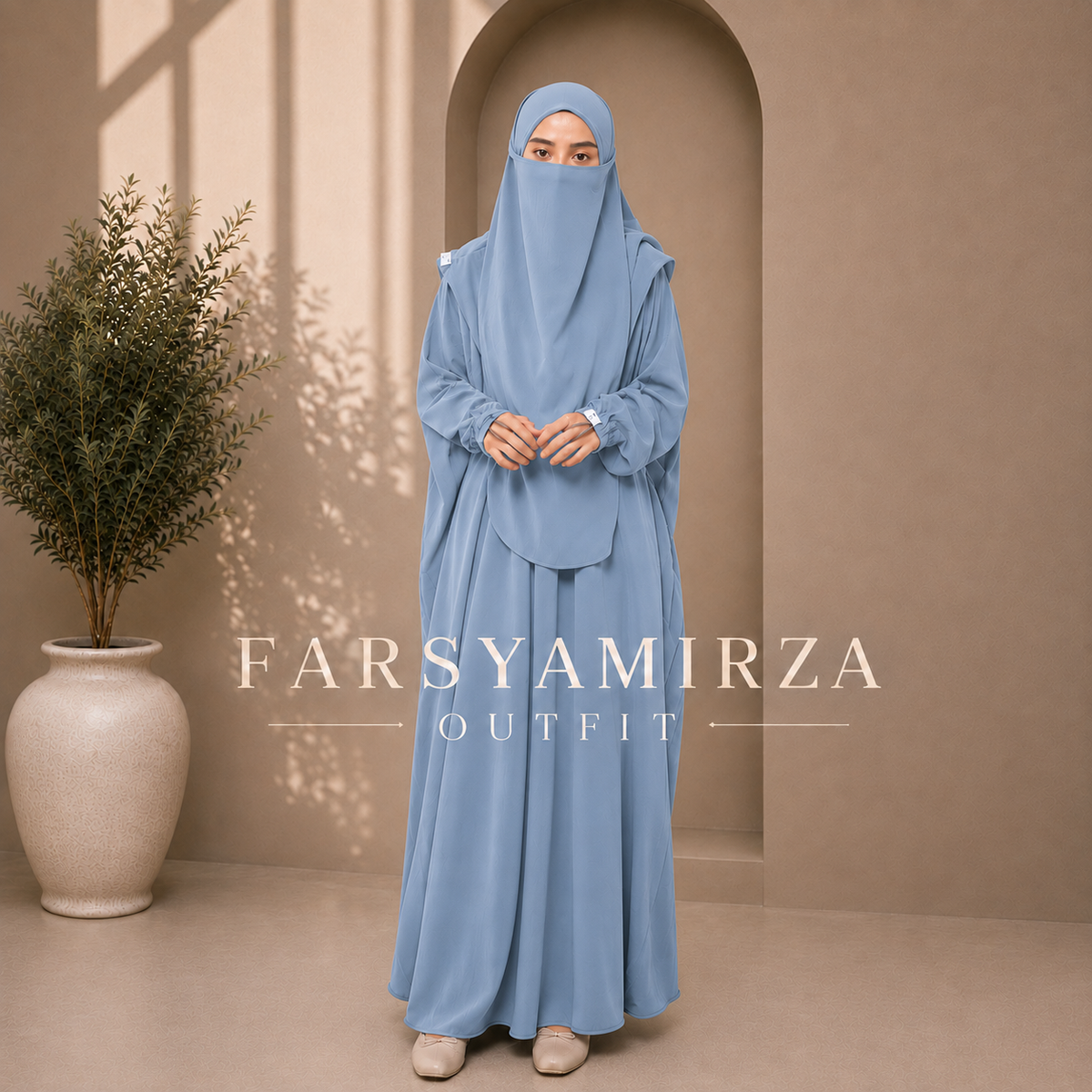 ALUNA SET JUBAH KHIMAR