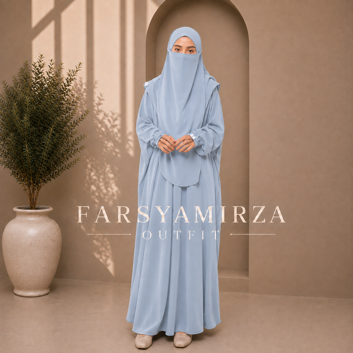 ALUNA SET JUBAH KHIMAR