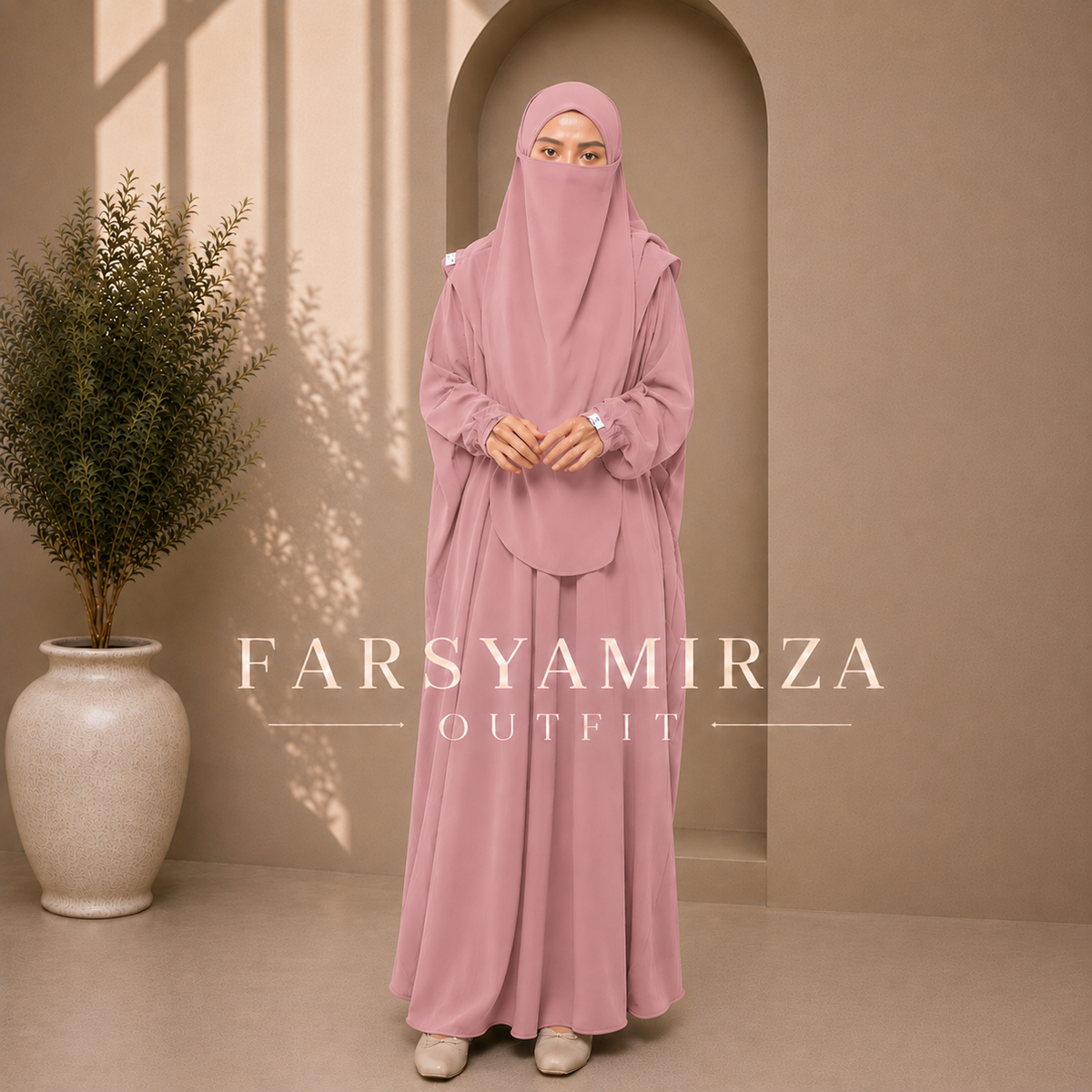 ALUNA SET JUBAH KHIMAR