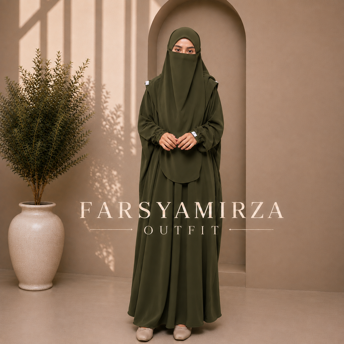ALUNA SET JUBAH KHIMAR