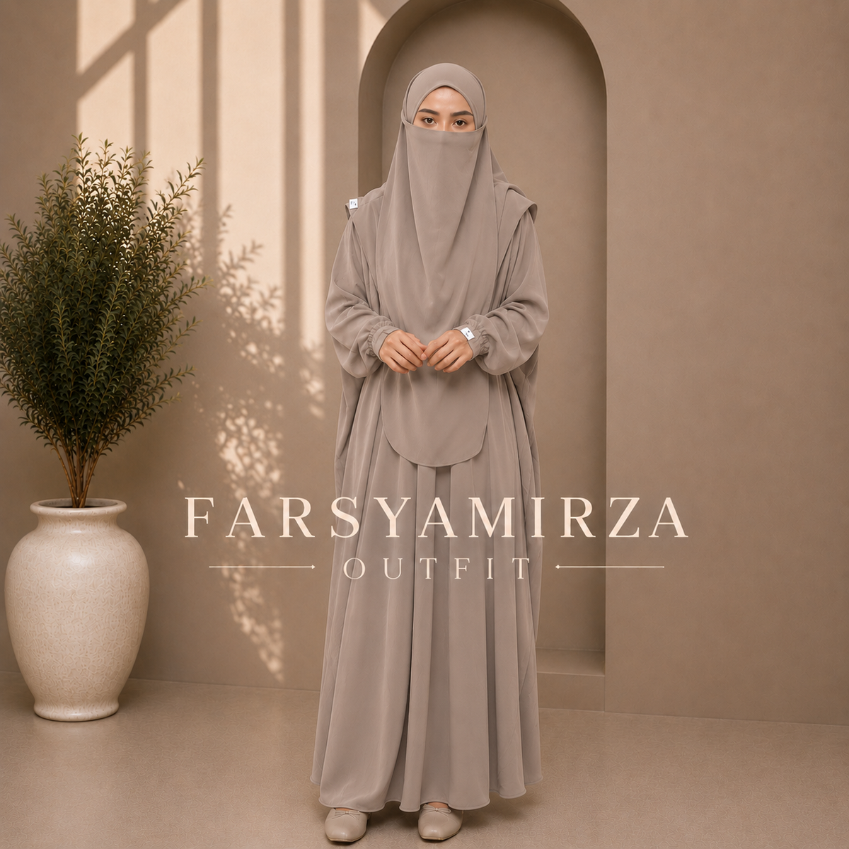 ALUNA SET JUBAH KHIMAR