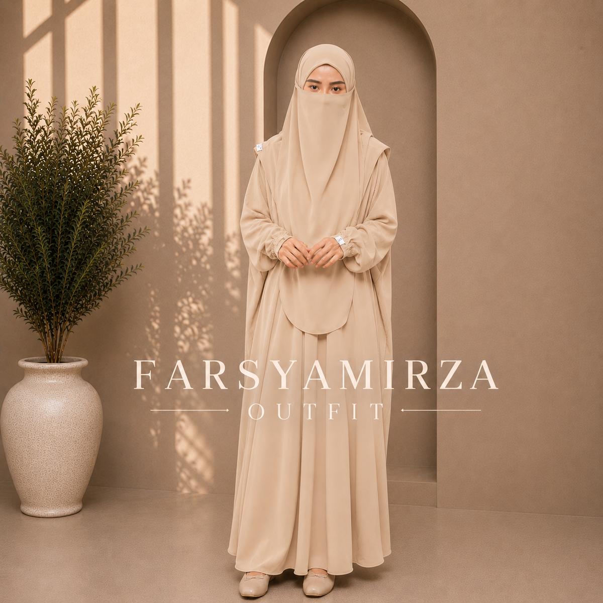 ALUNA SET JUBAH KHIMAR