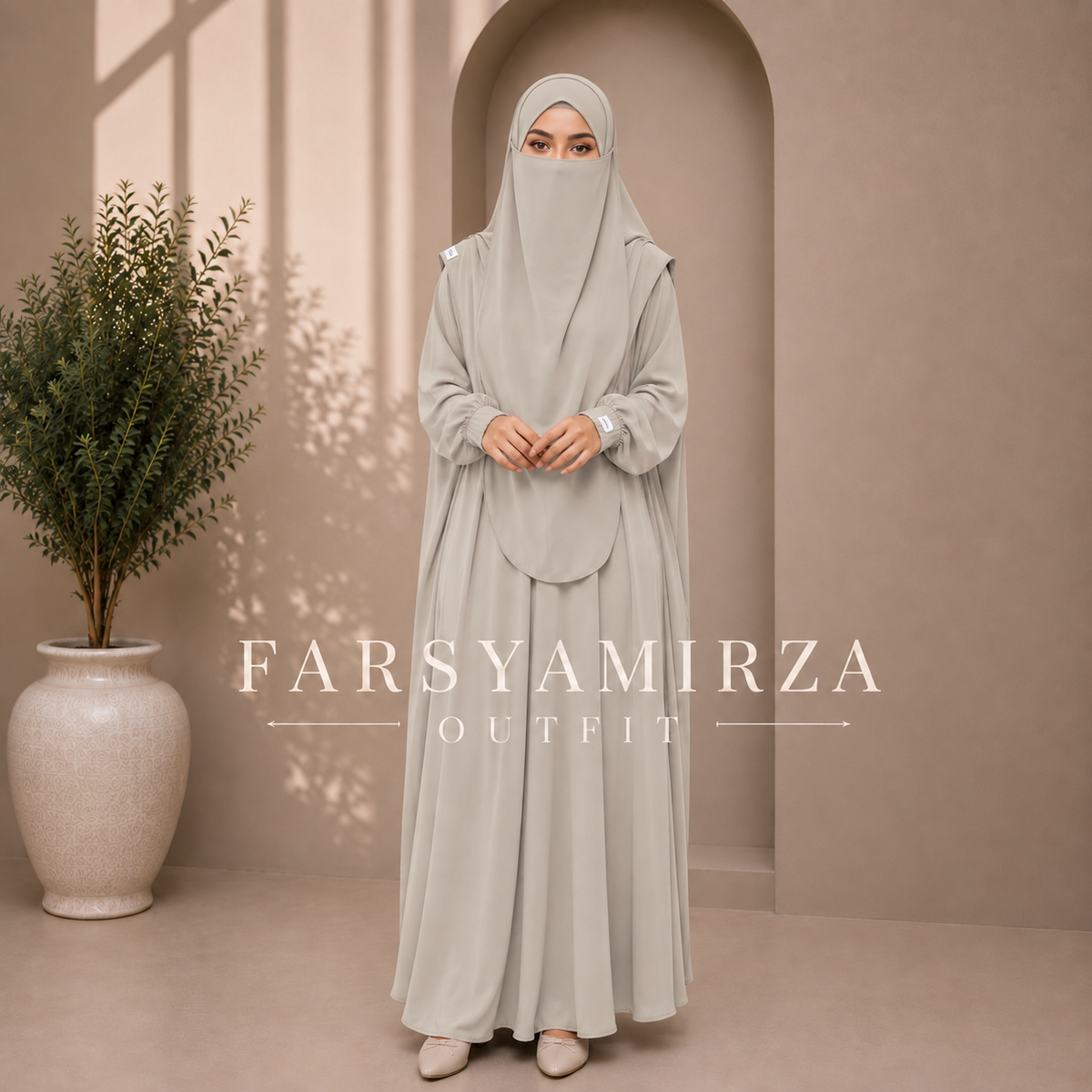 ALUNA SET JUBAH KHIMAR