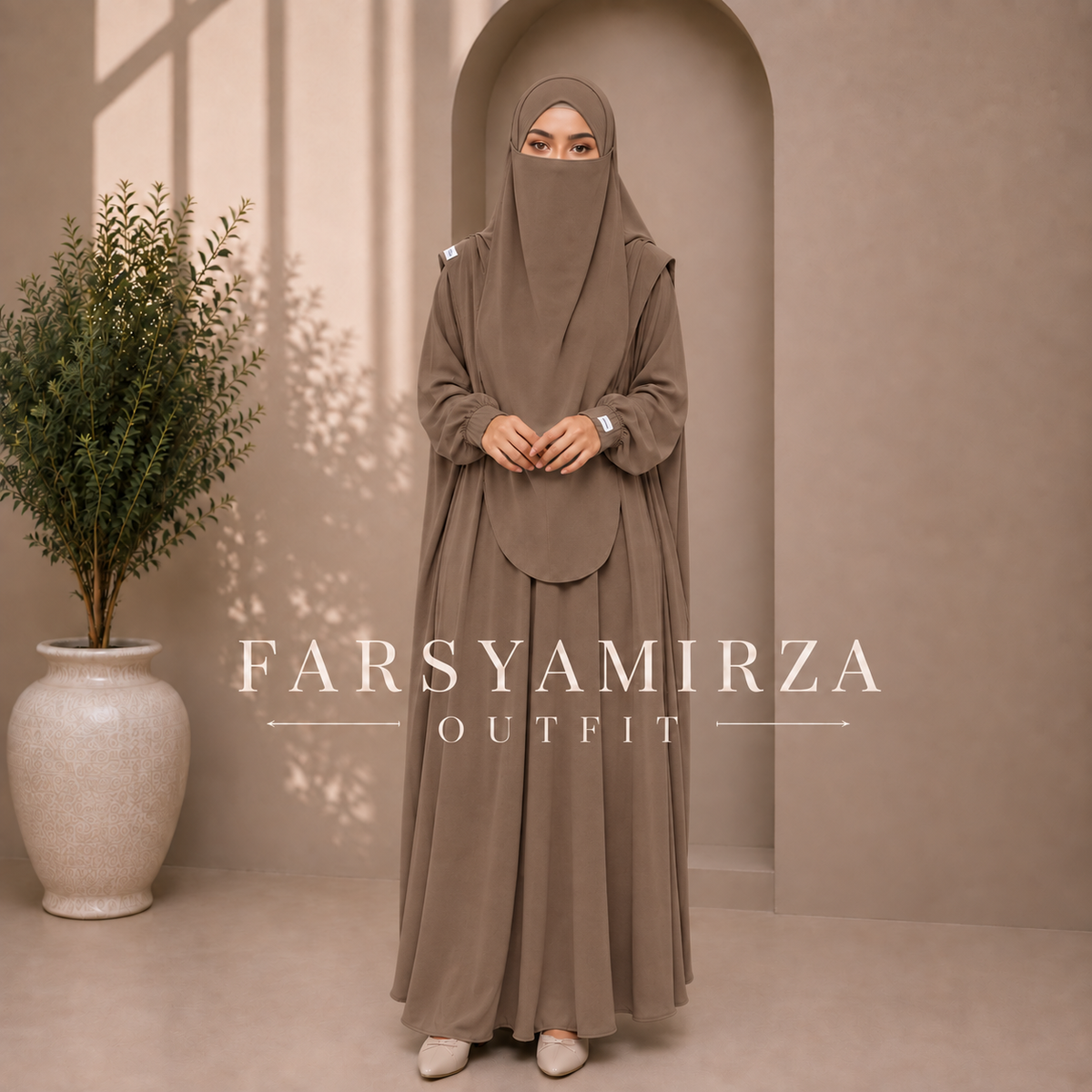 ALUNA SET JUBAH KHIMAR