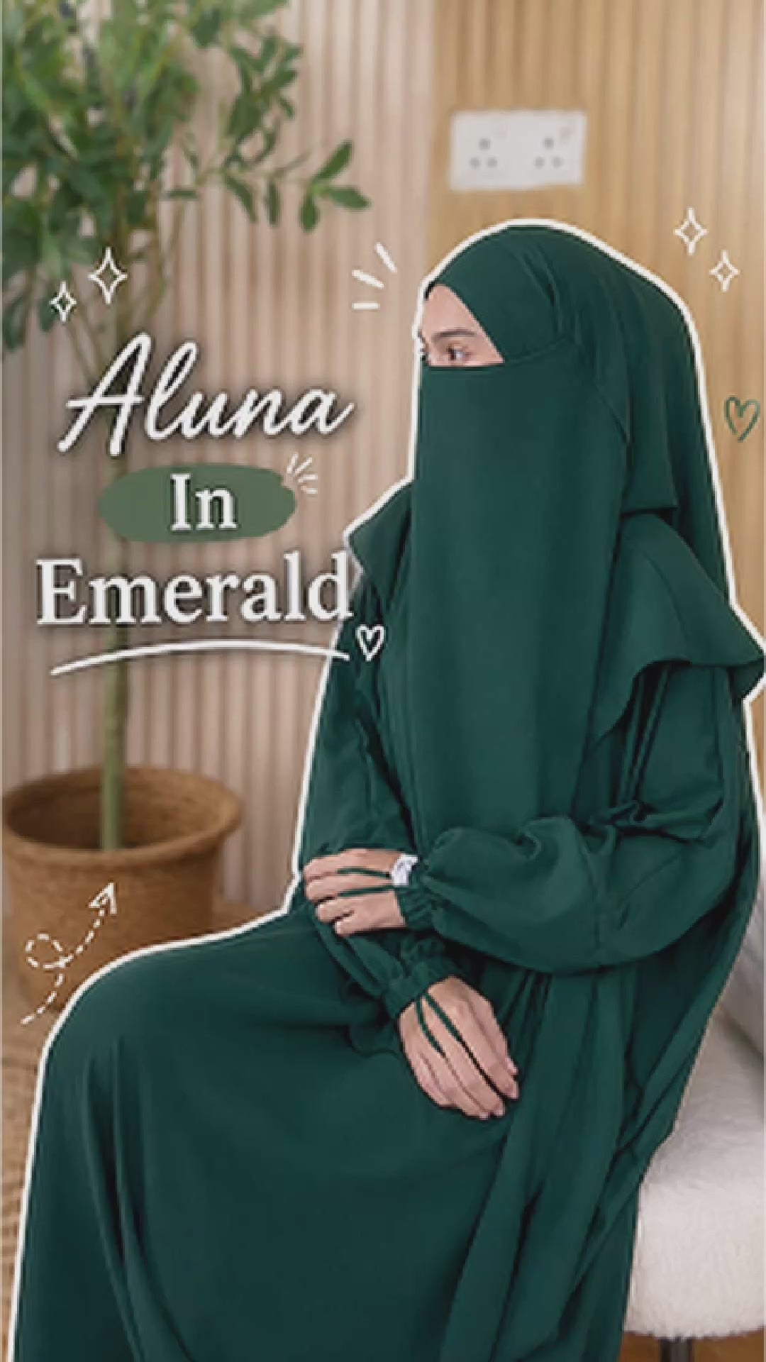 ALUNA SET JUBAH KHIMAR